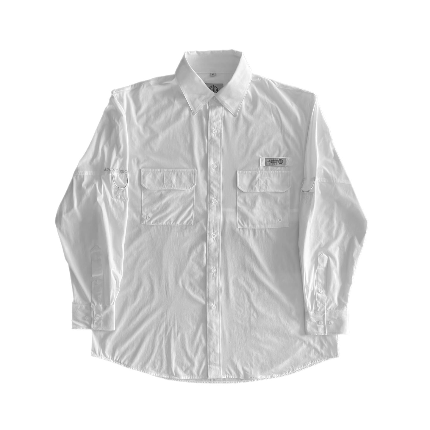 AC Men's Long Sleeve Shirt-White