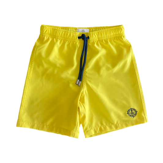 Kids Swim Shorts-Yellow